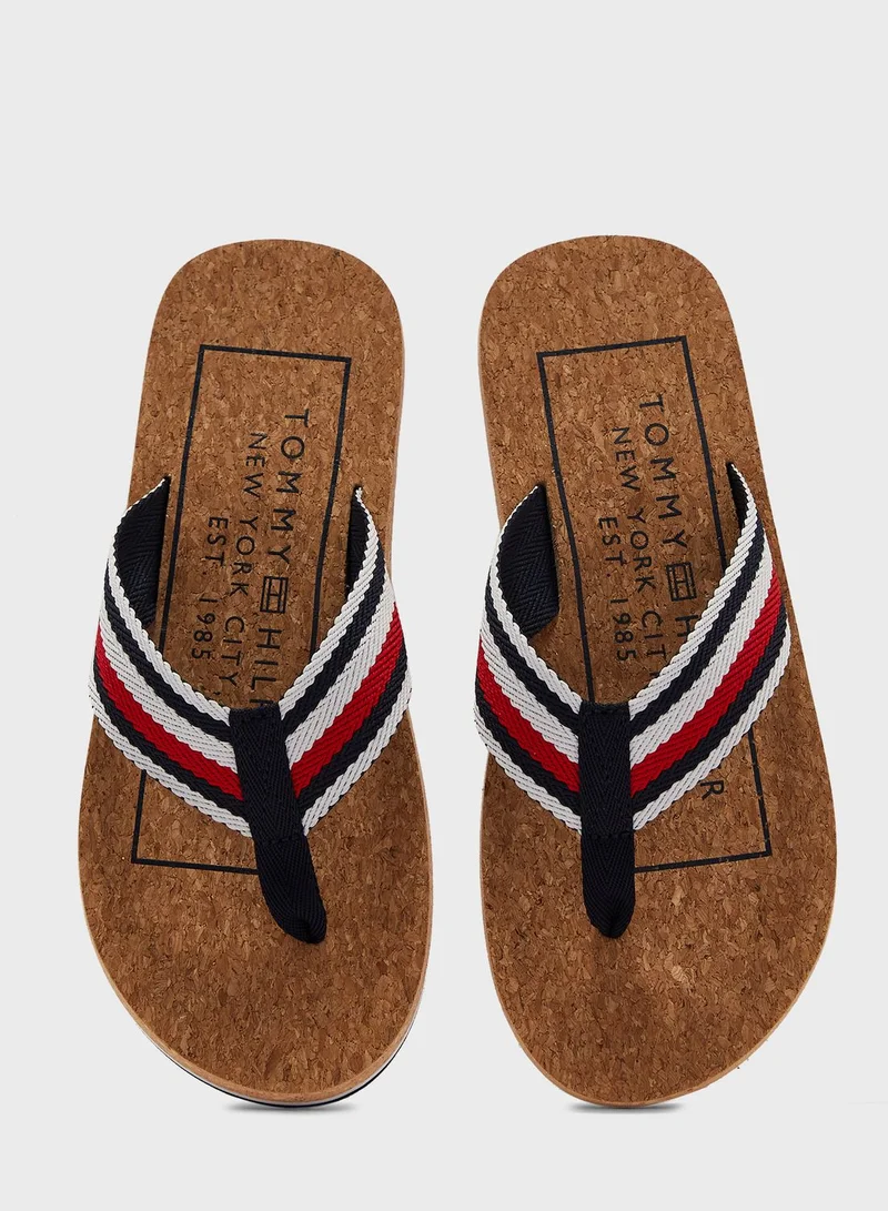 TOMMY HILFIGER Logo Flip Flops