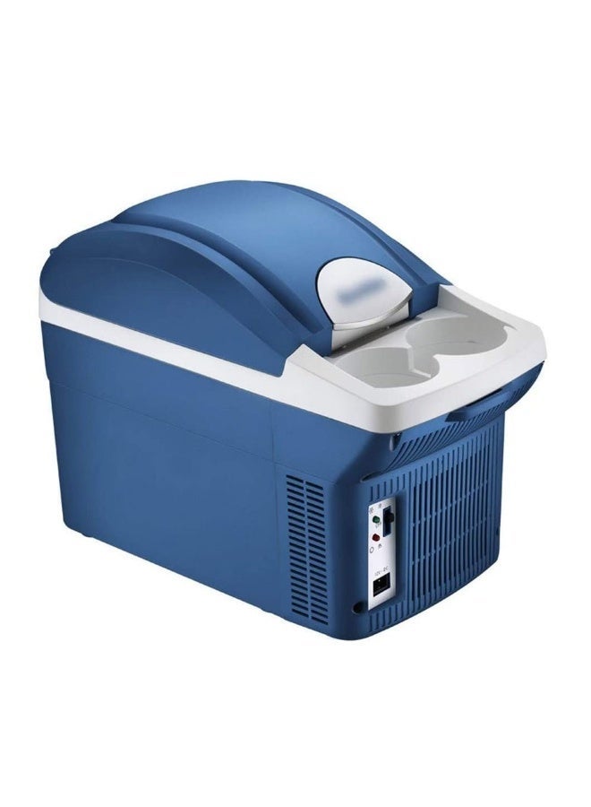 CRONY 8L Car Refrigerator. Low-noise compact refrigerator. Portable mini-fridge. Temperature range 3°C to 60°C. Features removable shelves, self-locking door, and cup holder. AC/DC dual power supply. Suitable for car/home/outdoor/dining. - Image 5