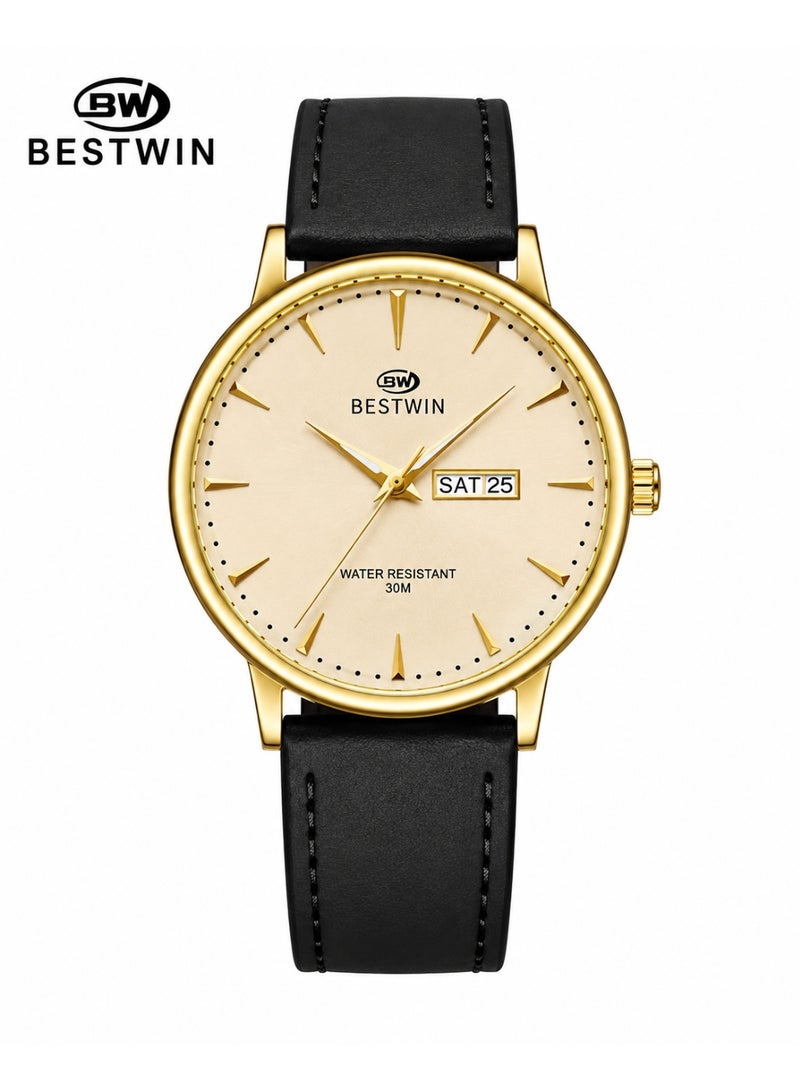Wrist Watch for Men Water Resistant Watch Luxury Business Casual Dress Watch & Premium Men's Timepiece