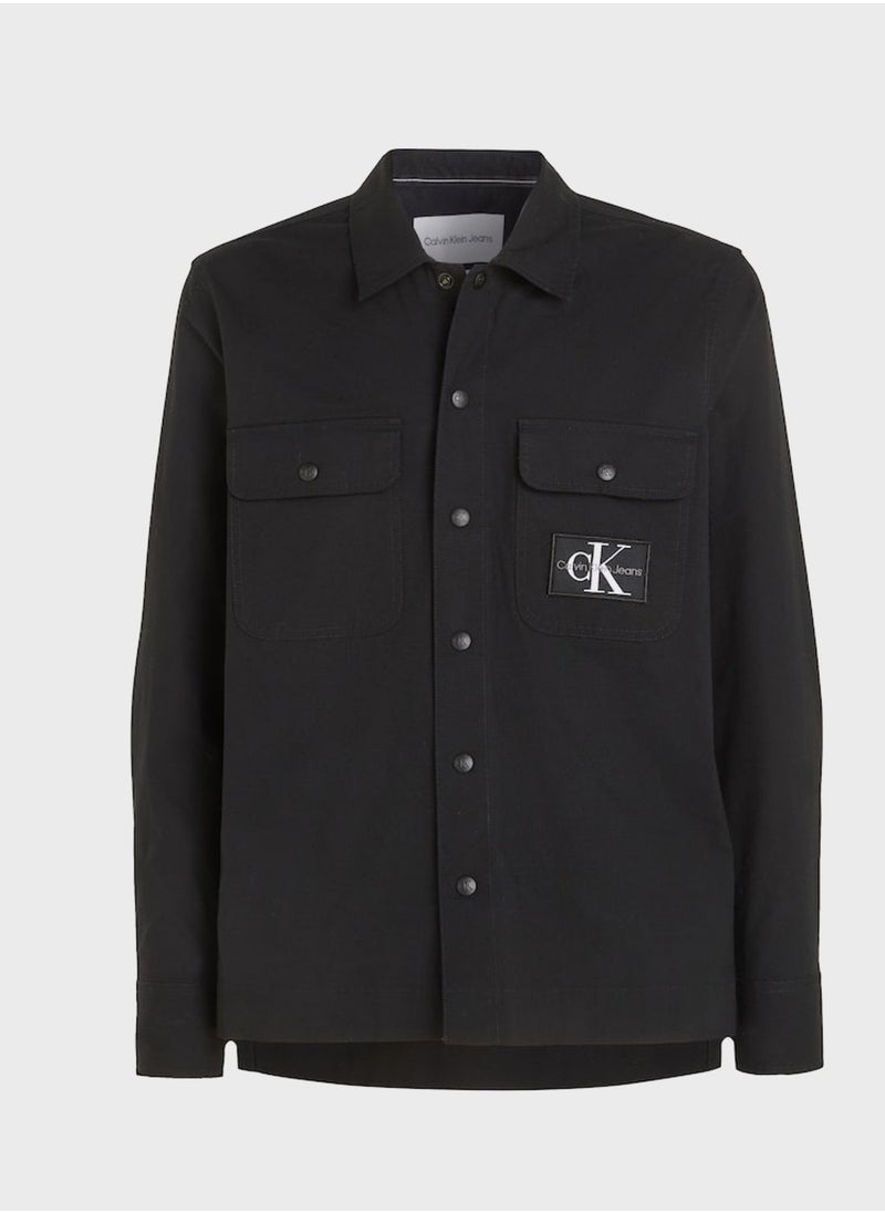 Calvin Klein Jeans - Casual Regular Fit Ripstop Shirt - Image 1