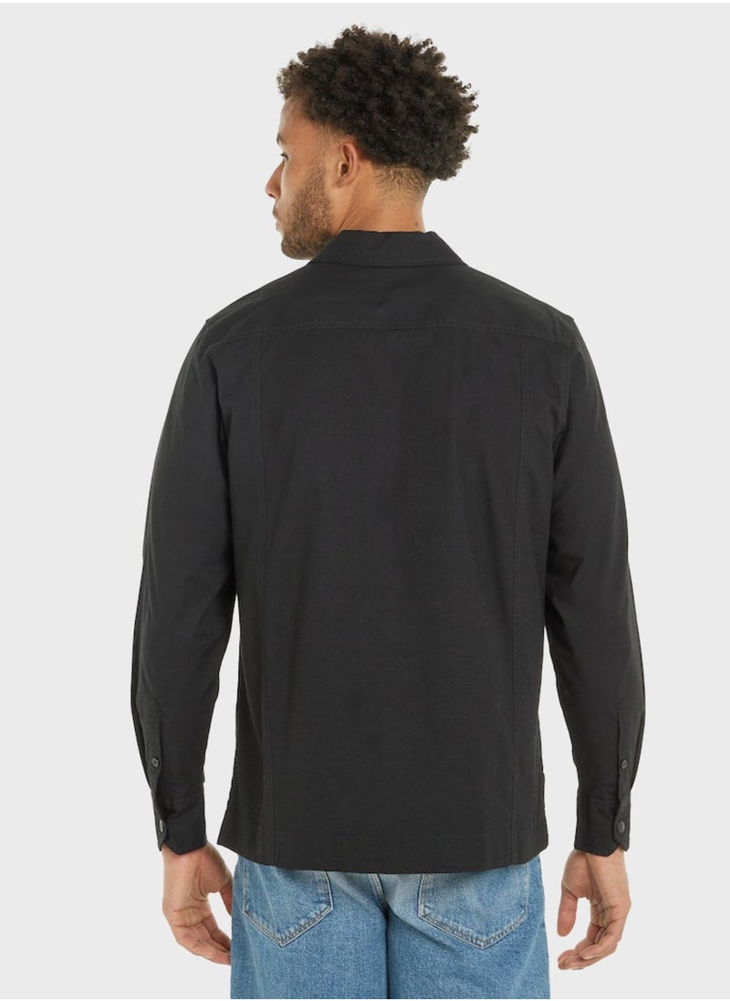 Calvin Klein Jeans - Casual Regular Fit Ripstop Shirt - Image 1