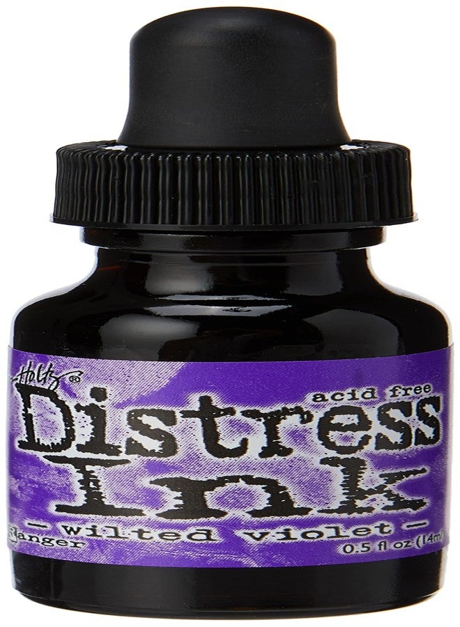 Ranger TXR43386 Distress Pad Re-Inker .5oz-Wilted Violet, Wilted Violet - Image 1