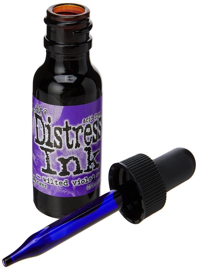 Ranger TXR43386 Distress Pad Re-Inker .5oz-Wilted Violet, Wilted Violet - Image 2