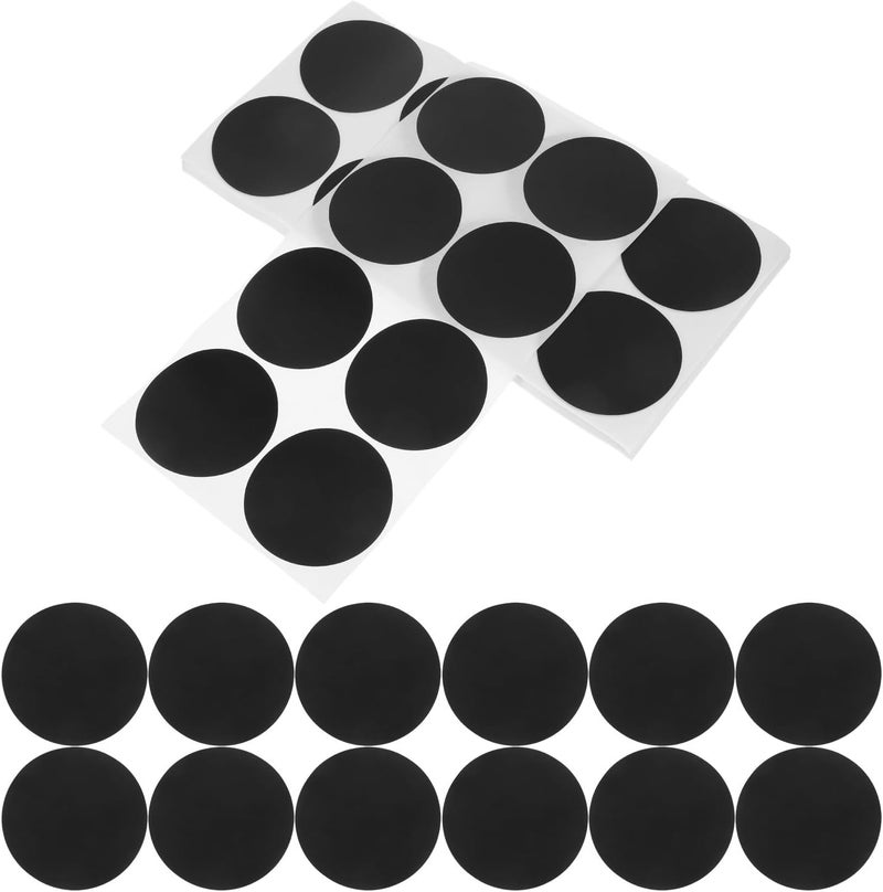 BESTYASH Circle Stickers Black 50mm, 400pcs Writable Round Dot Labels, Self-Adhesive Coding Stickers for Office Classroom Organization and Activity Use - Image 1