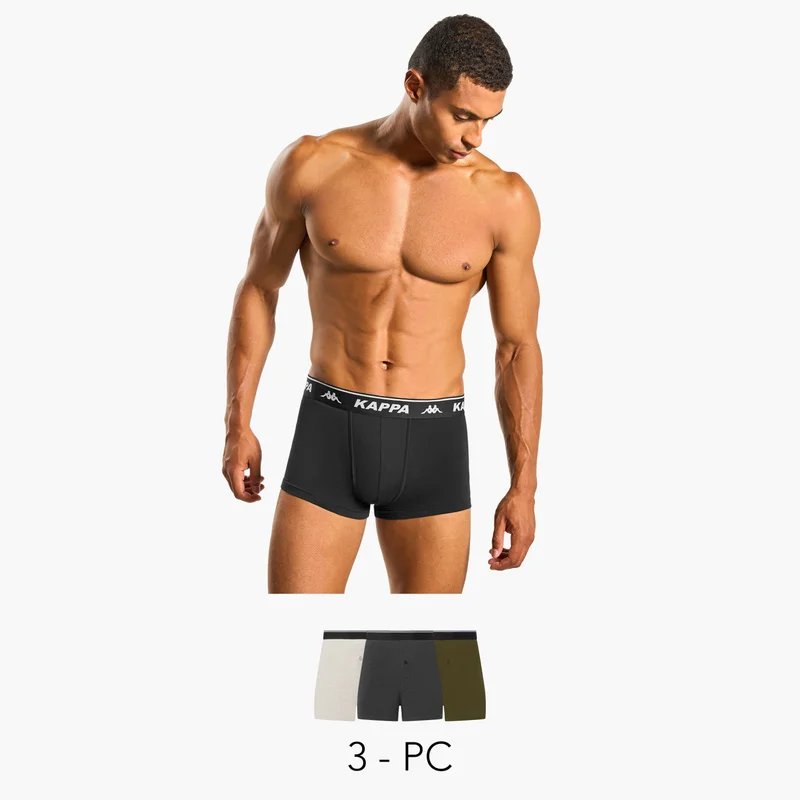 كابا Set of 3 - Kappa Elasticated Waist Trunks