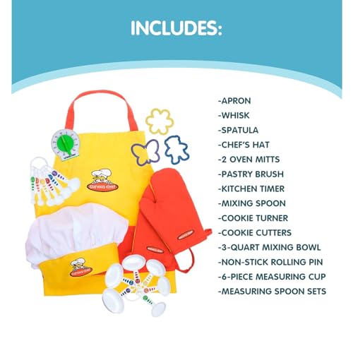 Curious Chef 27-Piece Plastic Kitchen Foundation Kit - Beginner Cooking Supplies for Kids - One Size Pink - Food-Safe Plastic & Dishwasher Safe - Rolling Pin, 3-Qt Mixing Bowl & Whisk - Baking Tools - Image 4