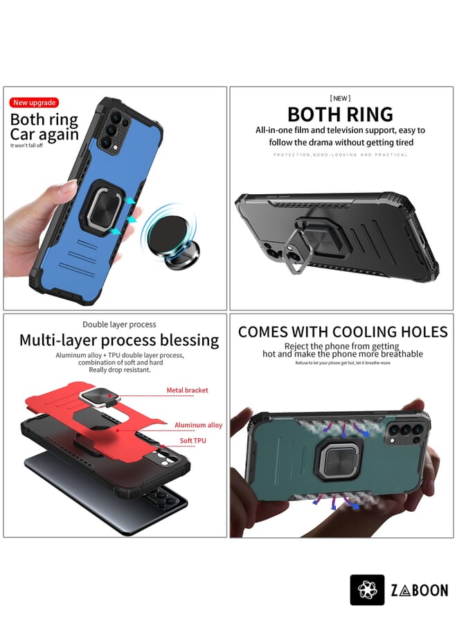 Zaboon Protective Case For OPPO Realme C17 / Realme 7i Aluminum Alloy + TPU  with Lanyard - Image 4