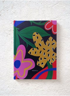 Noota A6 NOOTA BLACK YELLOW FLORAL NOTEBOOK  - Image 1