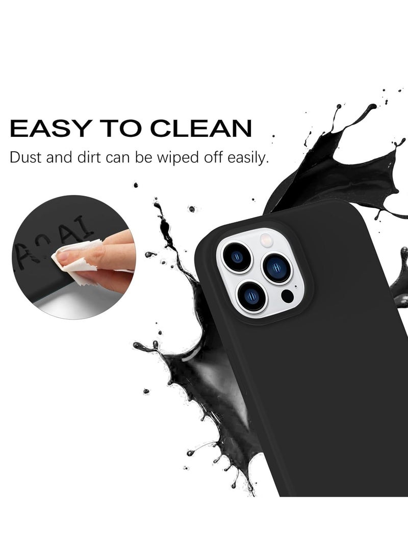 ELTRAZONE Soft Silicone Rubber Bumper Microfiber Lining Hard Back iPhone 15 Pro Back Cover Shockproof Protective Case Cover, Anti-Scratch, Dustproof, Premium Quality, Slim-Fit - Image 3