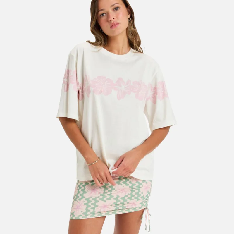 روكسي Hangloose Placed Short Sleeves T-Shirt - Women