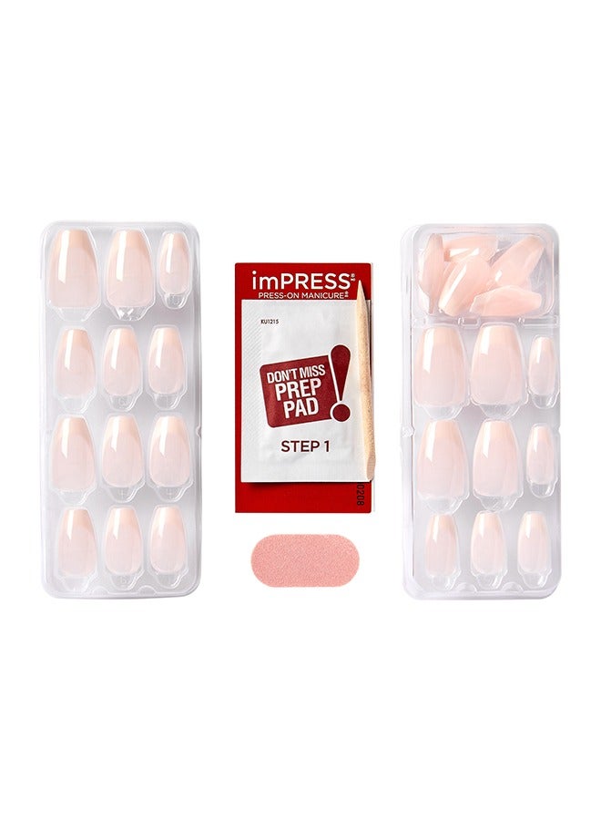 KISS Impress Nails Genuine - Bare French Medium Ifb02C - Image 4
