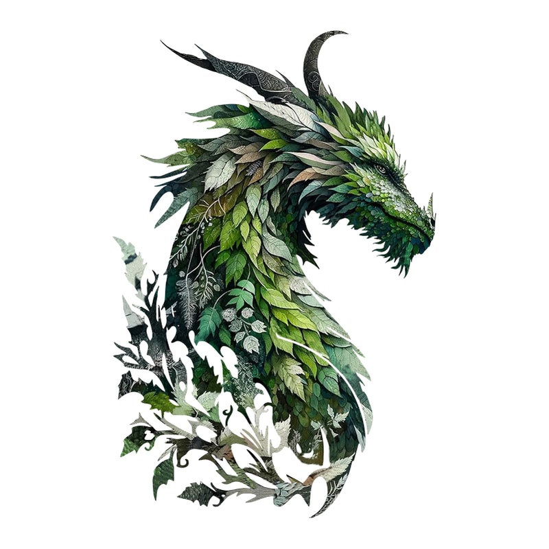 Benziso Dragon Metal Wall Art Medieval Decor Fantasy Decorations (colorful-1) - Image 1