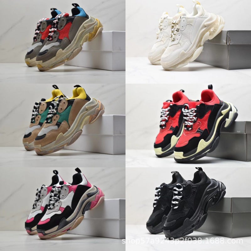Yutian Supply Paris 2.0 Daddy Shoes Triple S Air Cushion Thick Sole Casual Retro Heightening Men'S And Women'S Sports Shoes - Image 2