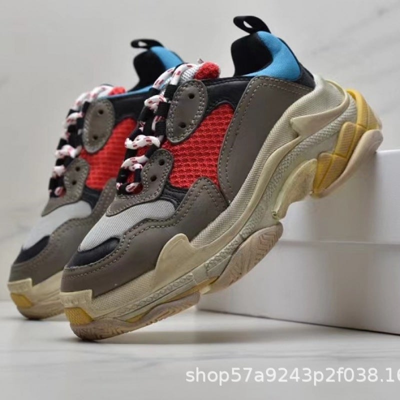 Yutian Supply Paris 2.0 Daddy Shoes Triple S Air Cushion Thick Sole Casual Retro Heightening Men'S And Women'S Sports Shoes - Image 4
