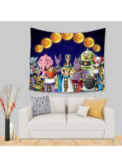 KUYING Dragon Ball Background Cloth Dormitory Room Renovation Bedhead Hanging Cloth 