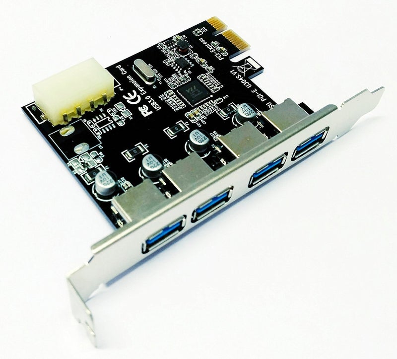 PremiumAV PCI Express Card with 5V 4-Pin Power Connector (Multicolor) - Image 2
