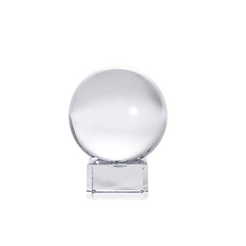 LONGWIN 40mm(1.6 inch) Solid Mini Fengshui Crystal Ball Healing Crystals(Clear) - Image 1