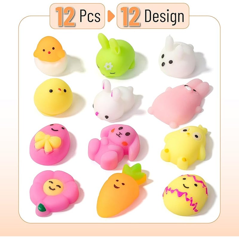 Mr. Pen - Easter Squishies Toy 60pcs, Easter Egg Filler Squishies Animals Cute Classroom Gfits Stuffers Squishy Toy Bulk Kids - Image 2