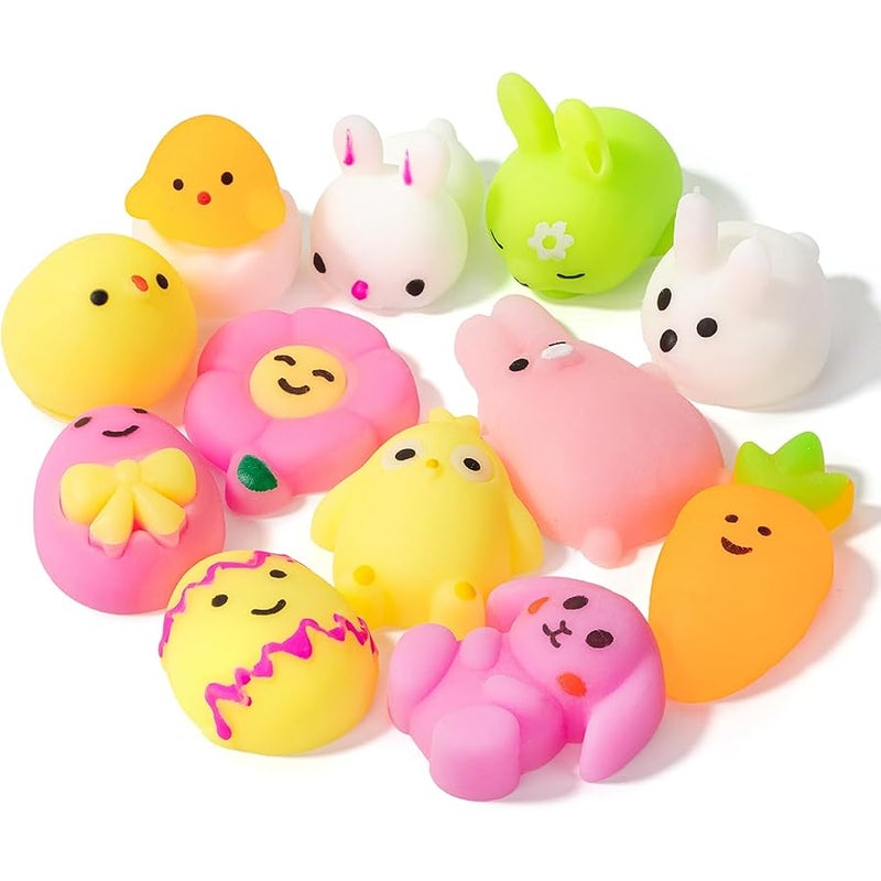 Mr. Pen - Easter Squishies Toy 60pcs, Easter Egg Filler Squishies Animals Cute Classroom Gfits Stuffers Squishy Toy Bulk Kids - Image 1