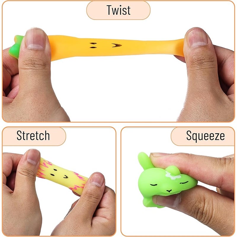 Mr. Pen - Easter Squishies Toy 60pcs, Easter Egg Filler Squishies Animals Cute Classroom Gfits Stuffers Squishy Toy Bulk Kids - Image 5