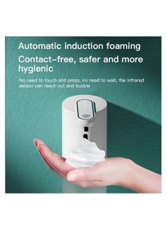Generic Automatic Foaming Soap Dispenser 4 Level Adjustable Infrared Sensor Touchless Foam Soap Dispenser Rechargeable Waterproof Hand Soap Dispenser for Kids Bathroom 400ml spensers  - Image 5