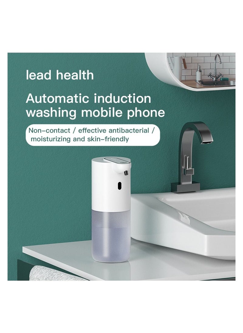 Automatic Foaming Soap Dispenser 4 Level Adjustable Infrared Sensor Touchless Foam Soap Dispenser Rechargeable Waterproof Hand Soap Dispenser for Kids Bathroom 400ml spensers