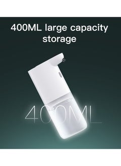 Generic Automatic Foaming Soap Dispenser 4 Level Adjustable Infrared Sensor Touchless Foam Soap Dispenser Rechargeable Waterproof Hand Soap Dispenser for Kids Bathroom 400ml spensers  - Image 1