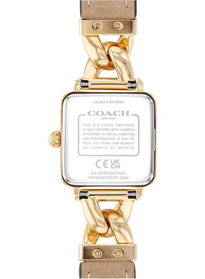COACH  Quartz Movement analog Watch Leather Steel for Women | Best Price UAE