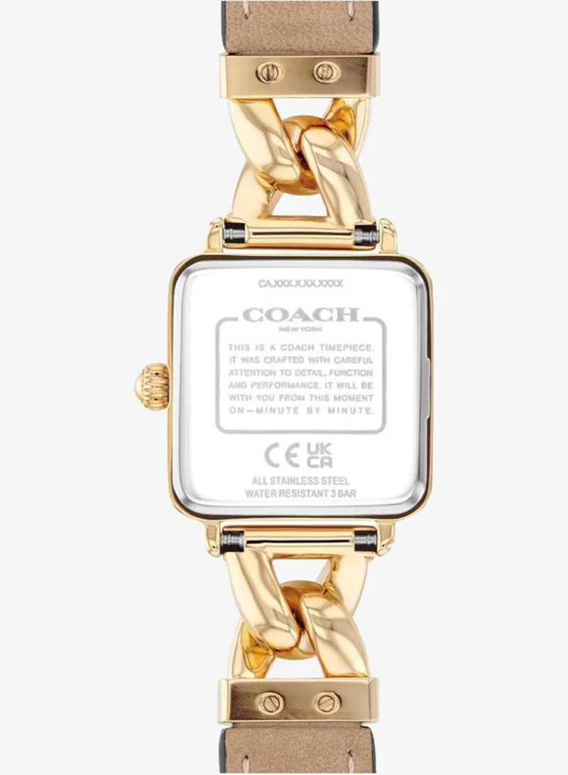 Coach  Quartz Movement analog Watch Leather Steel for Women | Best Price UAE