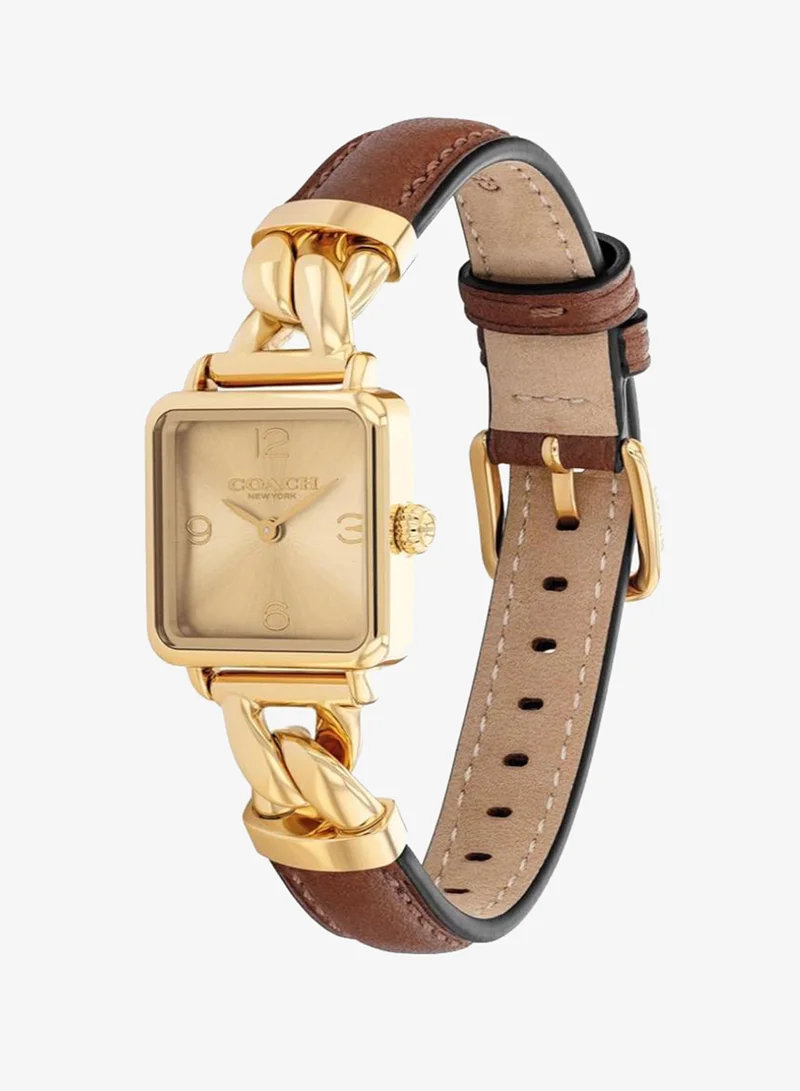 Coach  Quartz Movement analog Watch Leather Steel for Women | Best Price UAE
