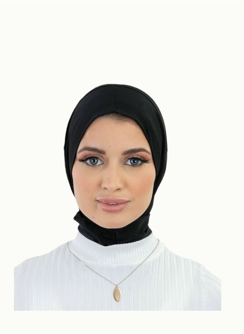 PERFECTORY Women Snap Button Lycra Ninja Instant Hijab, Jersey Fabric- Black - pzsku/ZA6A9BD3817CF1B03A0C3Z/45/_/1723781638/42b1a3c1-67cd-4221-8ca5-c7500799ff44