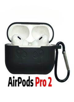 Generic Silicone Case for AirPods Pro 2 - Black 