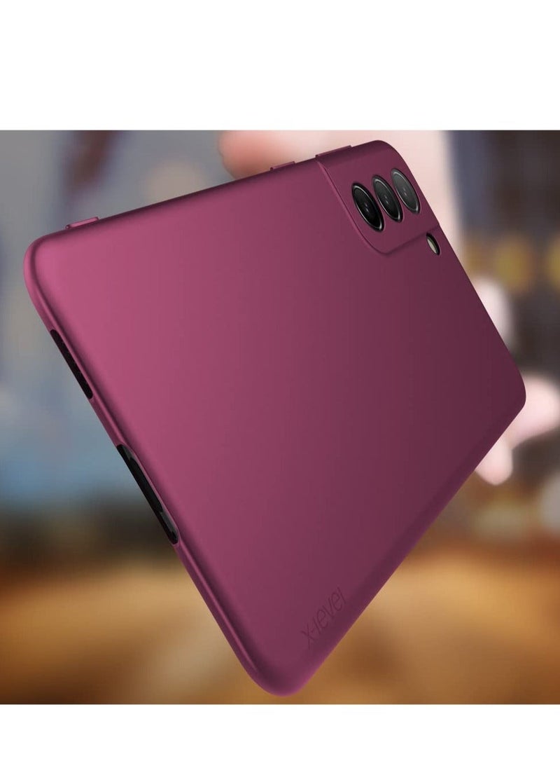 Raxoom Samsung Galaxy S21+ Plus Case Slim Fit Soft TPU Super Ultra-Thin [Guardian Series] S21 Plus Phone Back Cover Light Protective Matte Finish Coating Case Compatible Samsung S21+ Plus - Image 4