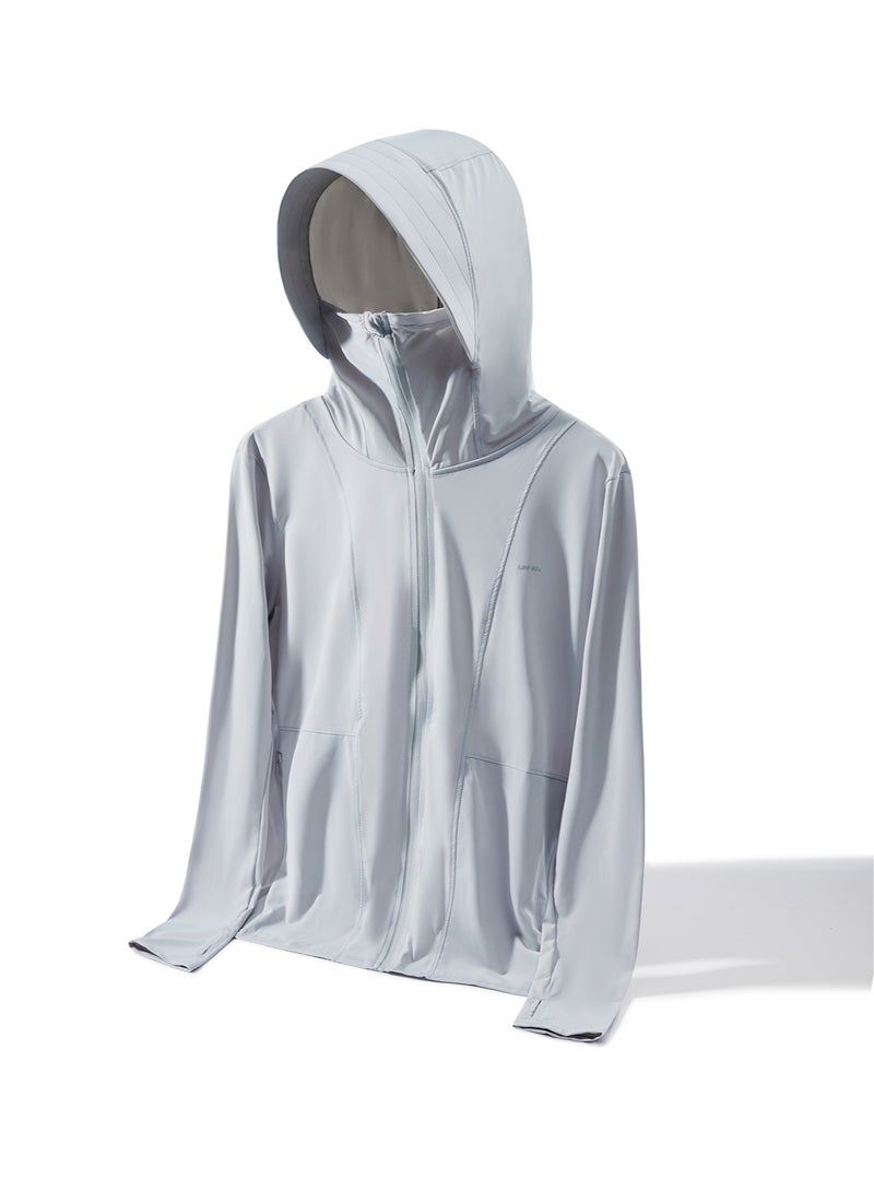 wenhuaren Women's High Elastic Breathable UV Resistant Sunscreen Clothing Grey - Image 1