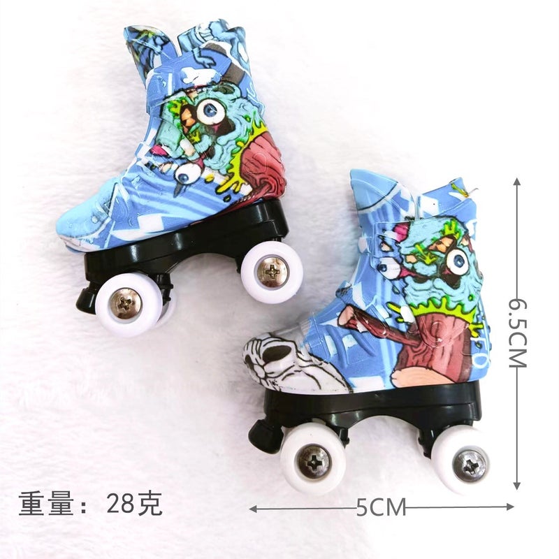 Finger Shoes Are A Fun Snow Toy, Snow Clips, Alloy Finger Skates, Youth Fingertip Skiing - Image 1