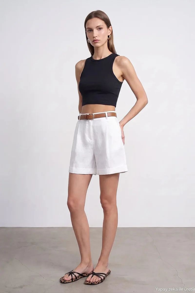 DILVIN Linen Shorts
