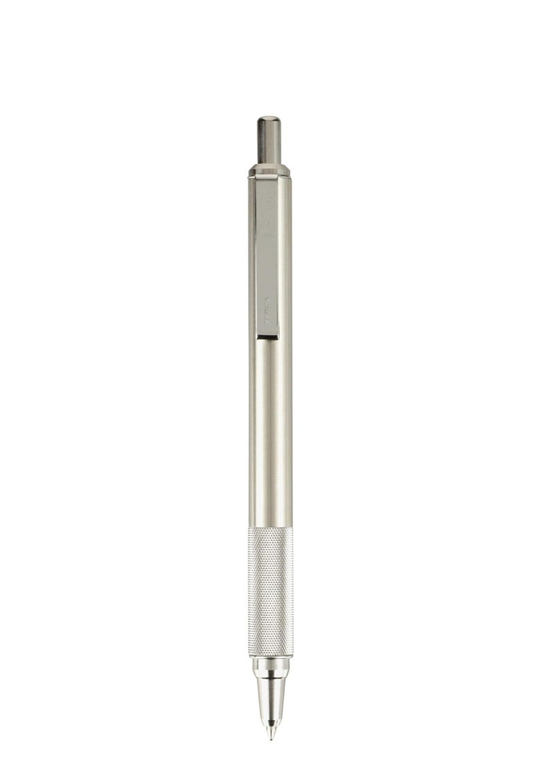 ZEBRA 1 Piece F-701 All Metal Retractable Ballpoint 0.7 mm Black Ink  - Image 2
