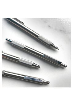 ZEBRA 1 Piece F-701 All Metal Retractable Ballpoint 0.7 mm Black Ink  - Image 4