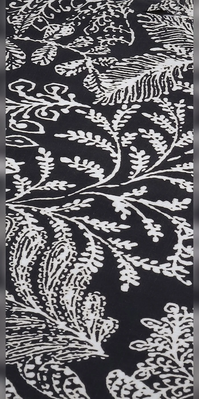 Biba  Women Black Liva Straight Printed 2 Piece Set  | Best Price UAE