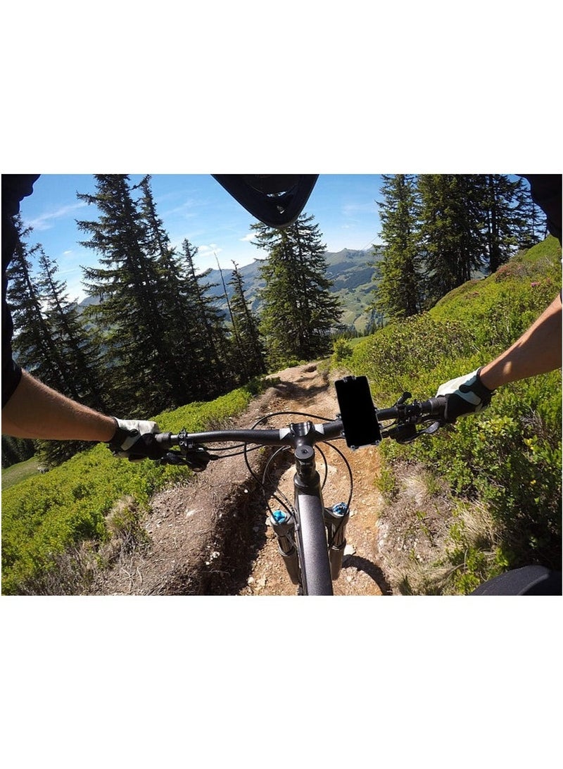 Motorcycle & Bike Phone Holder, Phone Holder with Shock Absorber for Handlebar up to 33mm, for iPhone,Samsung,Xiaomi, Huawei, Honor and More 4.7 inch-7.2 inch Phones - Image 4