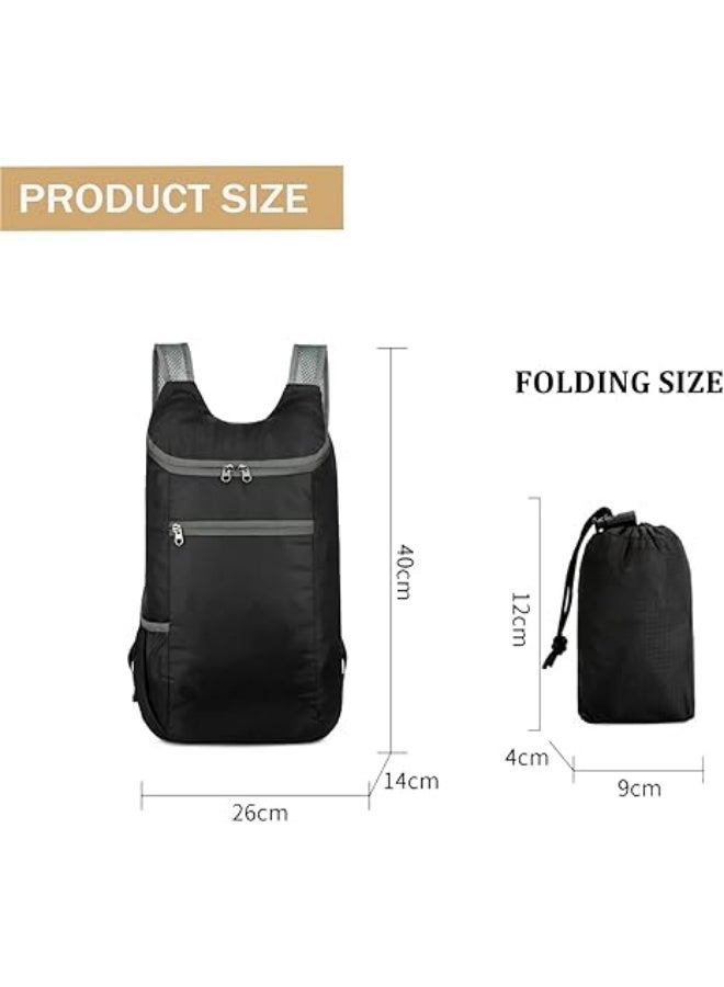 Lightweight Waterproof Backpack - Nylon, Foldable, Multi-Compartment, for Hiking, Camping, Travel - Image 1