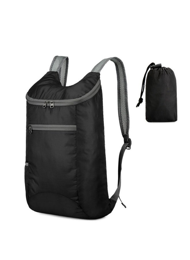 Lightweight Waterproof Backpack - Nylon, Foldable, Multi-Compartment, for Hiking, Camping, Travel - Image 5