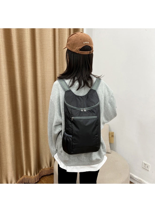 Lightweight Waterproof Backpack - Nylon, Foldable, Multi-Compartment, for Hiking, Camping, Travel - Image 3