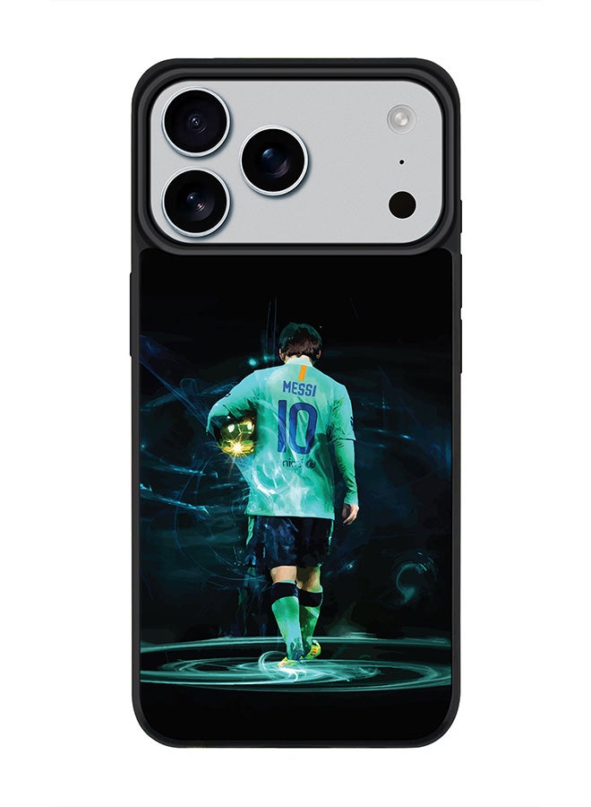 Stylizedd iPhone 17 Pro Max Case, [Compatible with MagSafe] Slim Magnetic cover Phone Case iPhone 17 Pro Max -Golden Messi - Image 1