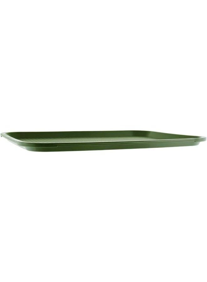 Sunnex Polypropylene Fast Food Tray, Green, 41.5 X 31 Cm, 81243G - Image 2