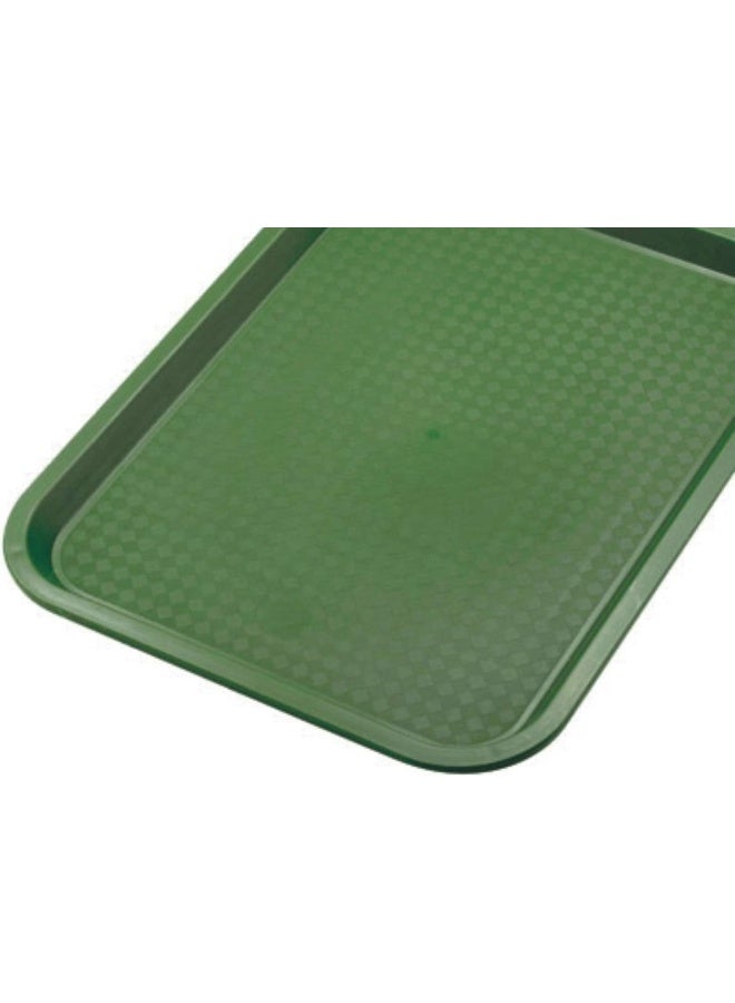Sunnex Polypropylene Fast Food Tray, Green, 41.5 X 31 Cm, 81243G - Image 5