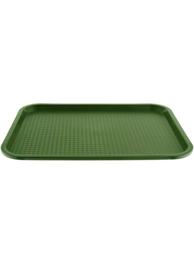 Sunnex Polypropylene Fast Food Tray, Green, 41.5 X 31 Cm, 81243G - Image 3