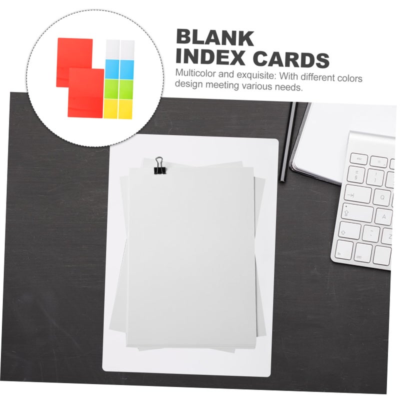 Blank Index Cards For DIY Bookmarks Recipes 10Pcs Multi Function Graffiti Cards - Image 5