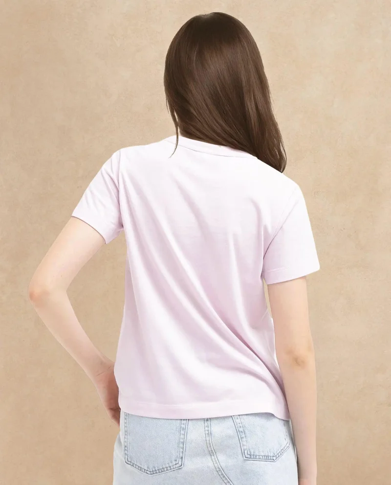 Rareism Women's Soft Cotton-Poly Blend T-Shirt