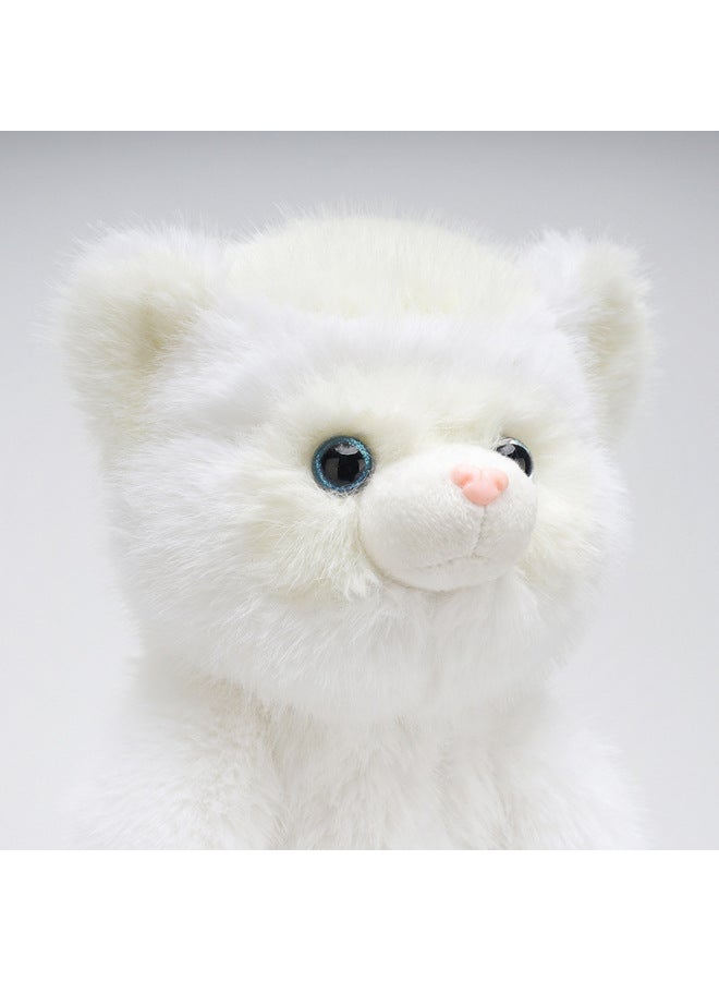 Cautable European Mink Plush Doll Simulation Mink Doll Children's Sleeping Accompanying Doll Pillow Gift Ferret-Specifications:52*20cm(0.38kg)-Color:White Mink